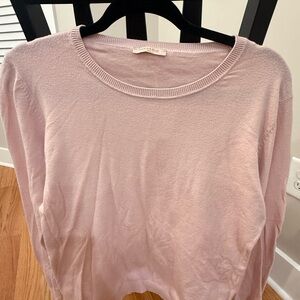 Chic Women's Pink Pullover Sweater Made in Italy